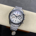 Omega Seamaster 42mm White Dial Black Bezel Steel