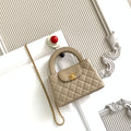 cc 24a nano 19cm kelly shopper bag light beige lambskin