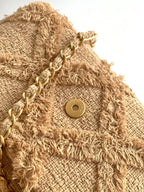 CC 2025 Crochet 27cm Beige Tweed Fabric