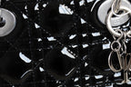 CD Lady Dior Mini Bag With Silver Hardware Calfskin
