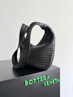BV 25s Veneto Bag 38cm Black Calfskin Hardware
