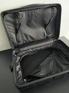 BV 25 Odyssey Cabin Suitcase Black Polycarbonate & Intreccio Pattern