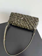 BV Kalimero chacha Bag 28.5cm Olive Leather