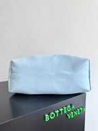 BV Pinacoteca Bag 43cm White Intrecciato Calfskin & Suede
