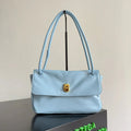 Bottega Veneta 2026 Madison Bag Blue Lambskin 129928