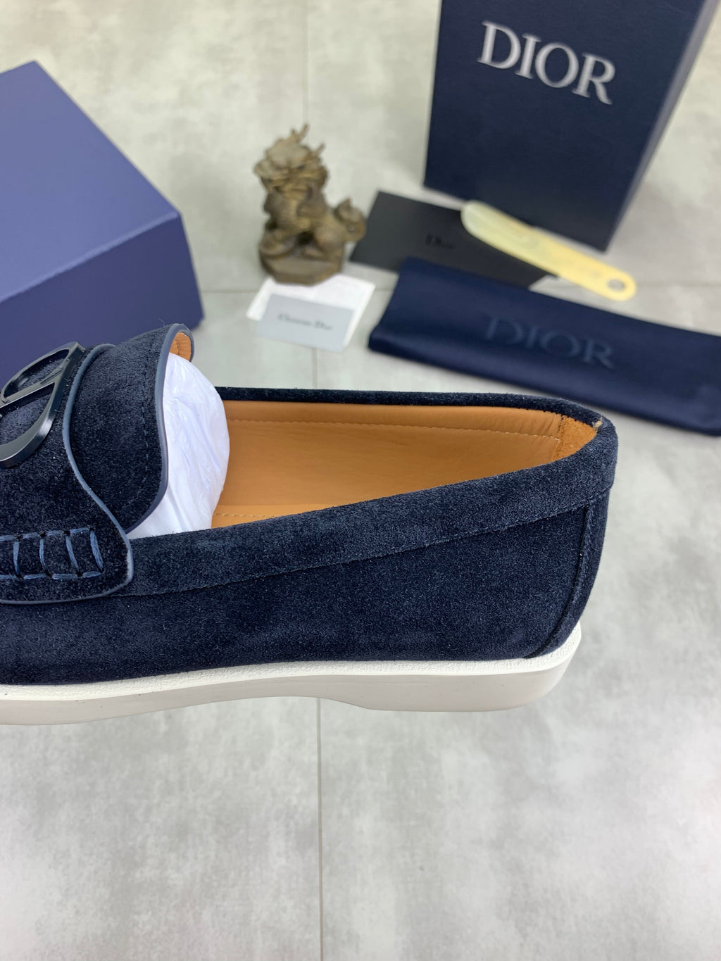 CD Loafer Navy Blue Suede 646588