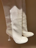 Loewe Toy Over Boots White Leather 524993