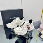 CC Sneaker White with Sticker Cowhide 238623