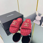 CC 25 Flatform Slide Red Fabric 238490