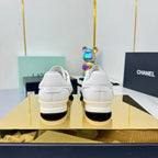 CC 25 Trainers White & Sliver Cowhide 413830