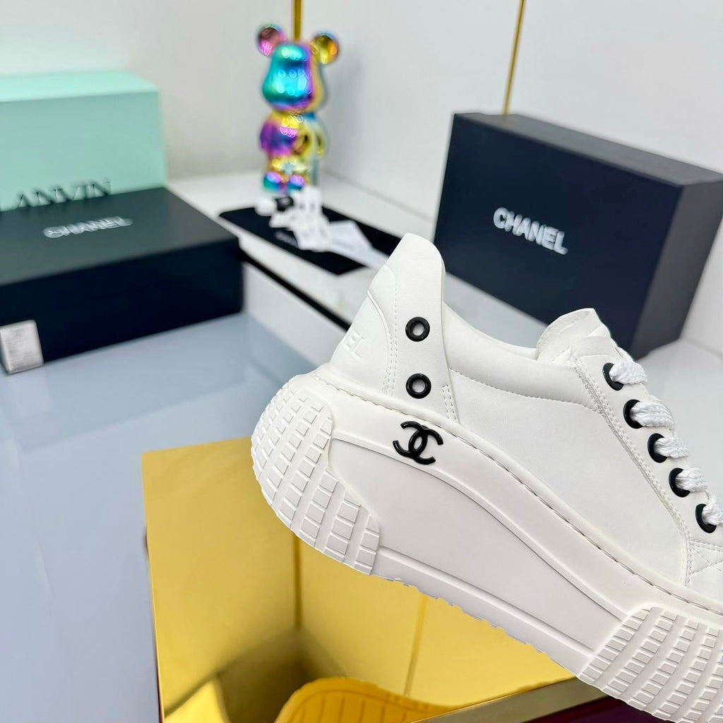 CC 25C Panda Sneakers White Sheepskin Mesh 413848