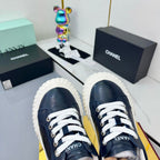 CC 25C Panda Sneakers Black White Sheepskin Mesh 413850
