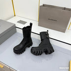 Balenciaga Bulldozer Boots Black Cowhide 565075