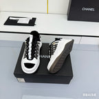 CC 25 Boutiques Sneaker Black White Light Grey Suede Fabric
