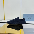 Prada Montecarlo Sneakers Dark Navy Blue Suede 565699