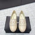 CC Espadrilles Beige Tweed 653920