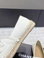 CC Espadrilles Black White Canvas 653921