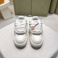 LV Trainer Maxi Sneakers White mix Gray Calf Leather 515190