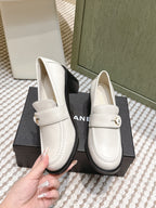 CC 26SS Loafers 6cm White Cowhide 653499