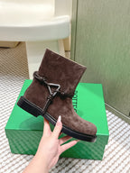 BV James Ankle Boot Coffee Brown Suede 548535