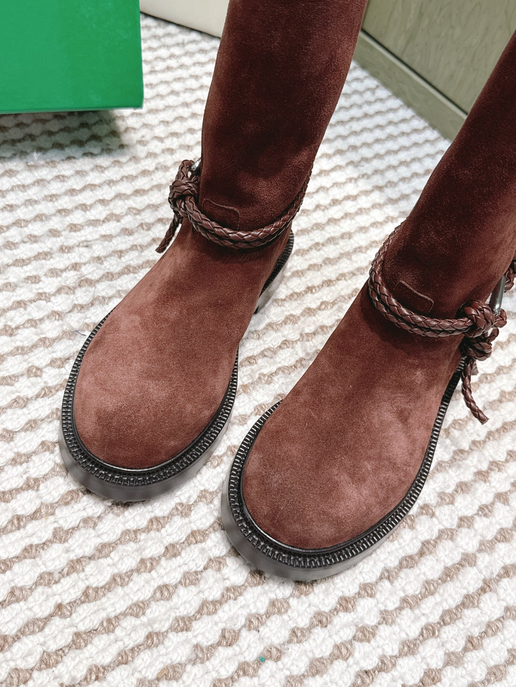 BV James Long Boot Brown Suede 548534