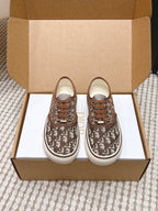 CD Saltwind Sneaker Brown Oblique Jacquard Cotton 632434