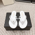 CC 26ss Flip-Flops White Sheepskin 653597