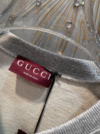 GG 25 Sweatshirt Grey Cotton 0023