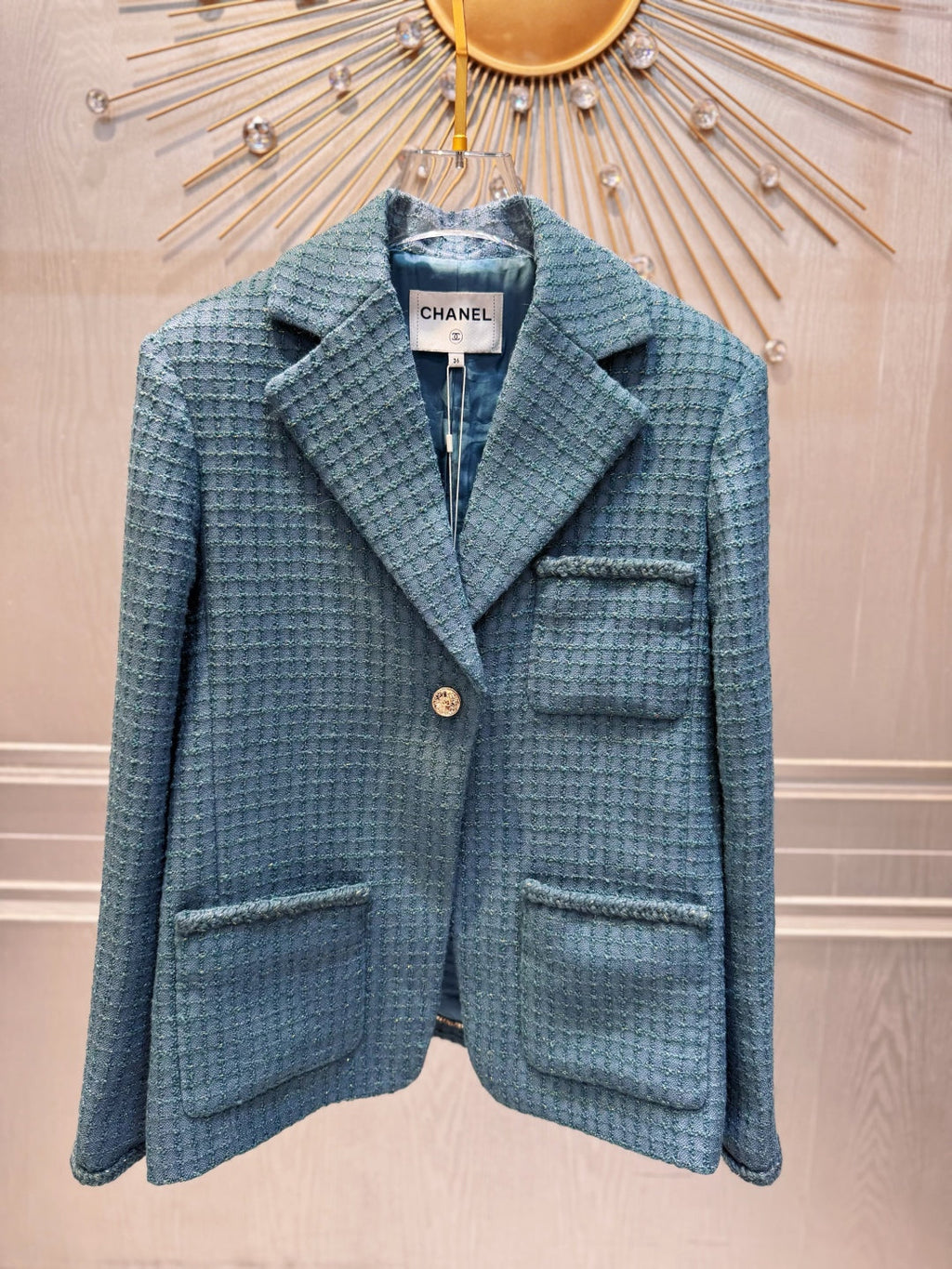 CC 25 Suit Turquoise Tweed 10801090