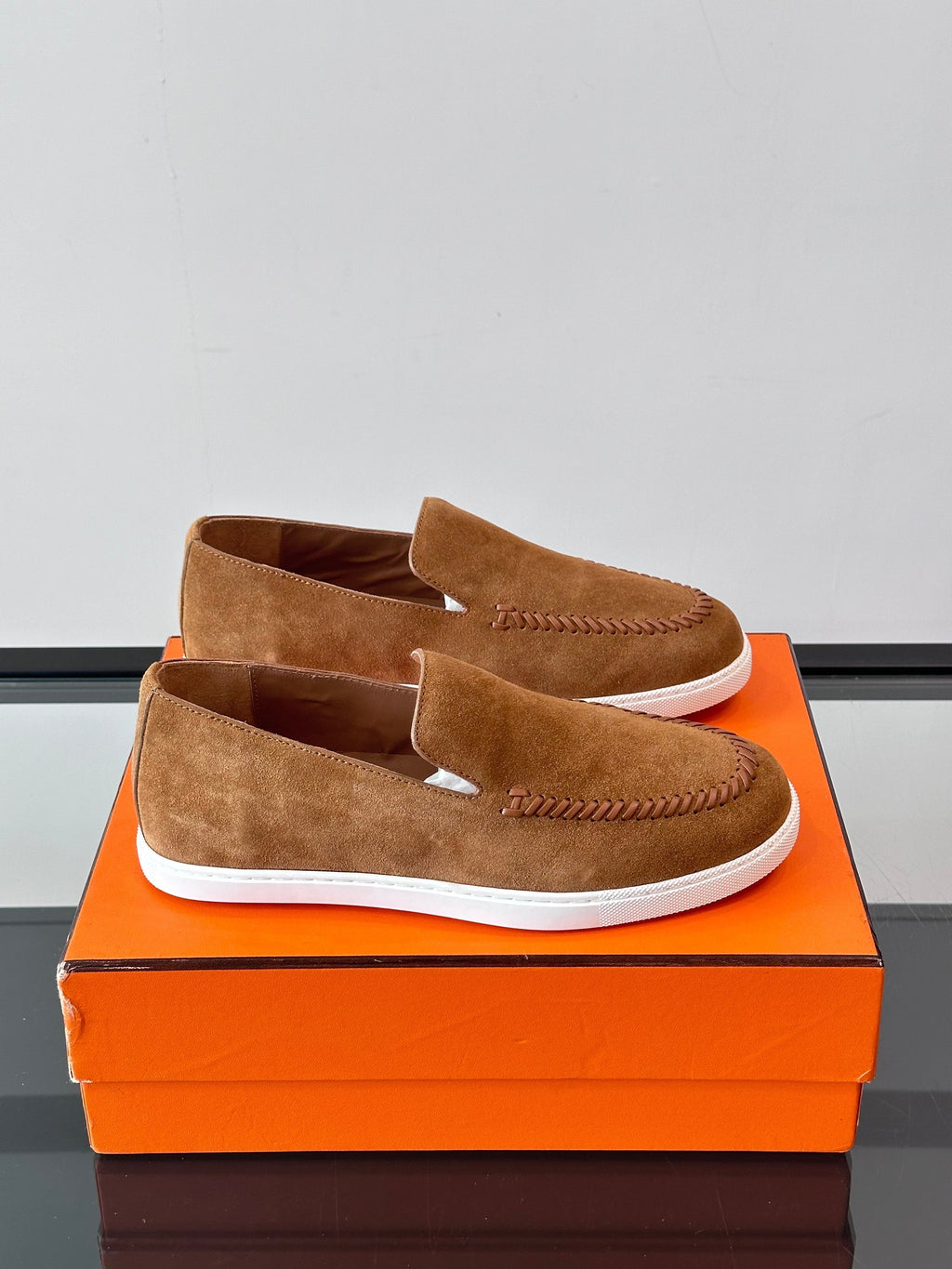 HM Men's Kiddy Slip-on Brown Suede 718281