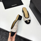 CC 25 Mule Heel Mesh and Tweed 270797
