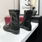 GG Jordaan Horsebit Ankle Boots 2.5 Black Sheepskin 626775