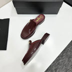 CC SS 2026 Pre Loafer Sandal Burgundy Calfskin 630476