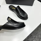 CC SS 2026 Pre Loafer Sandal Black Calfskin 630477