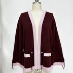 CC 25 Cardigan Red Cashmere