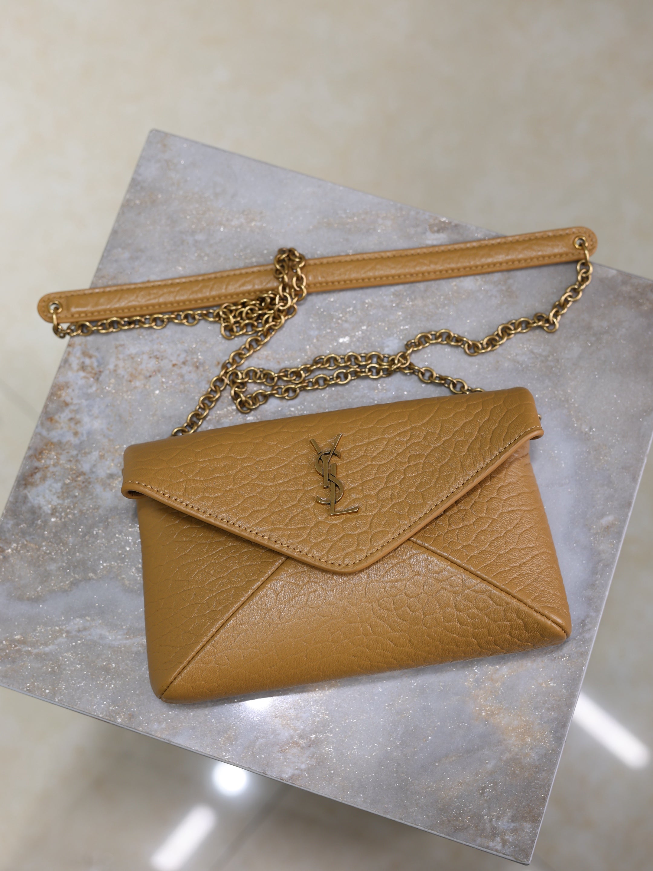 Calypso Bag 19cm Light Brown Elephant Leather