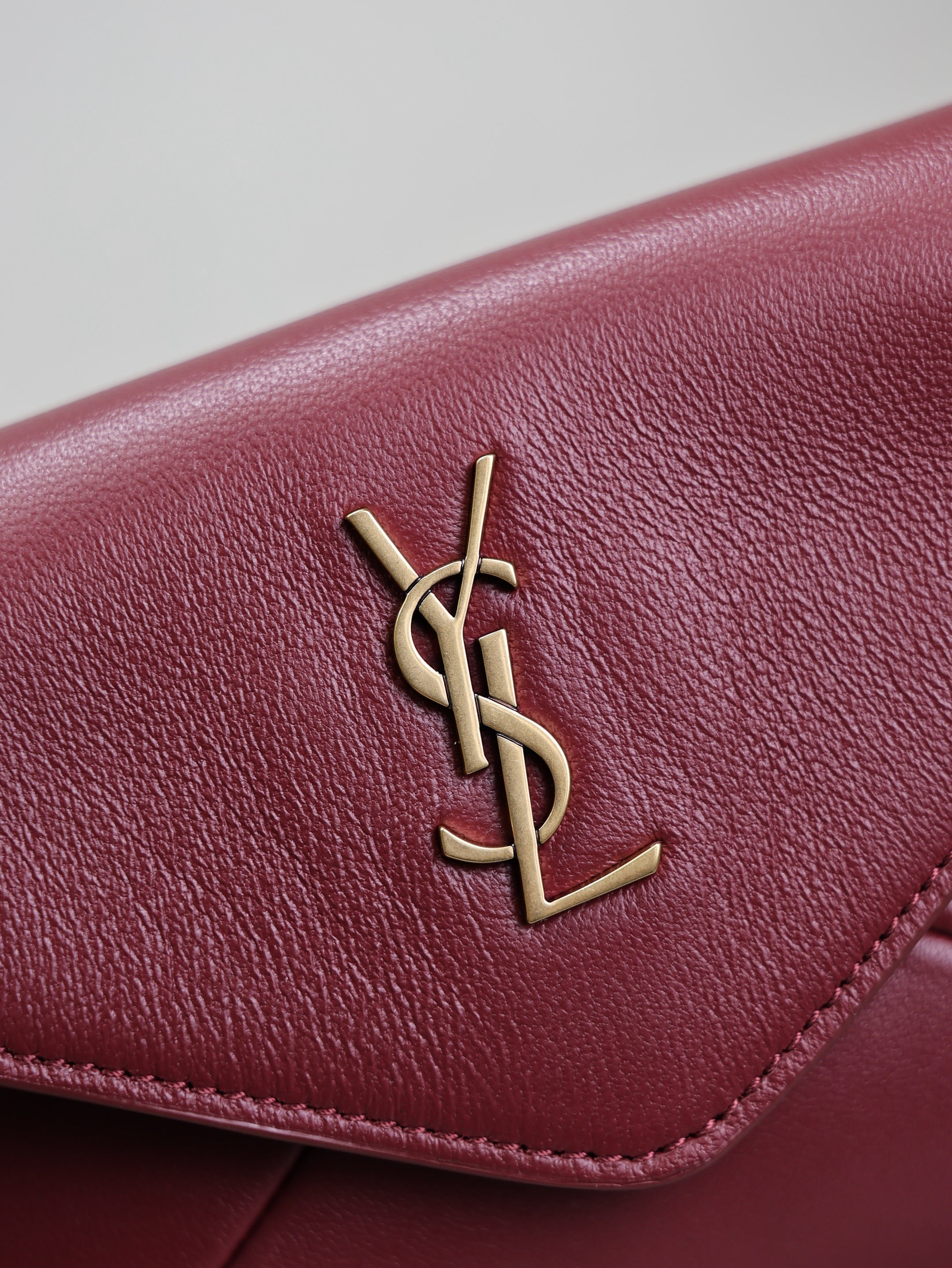 Calypso Bag 19cm Burgundy Sheepskin Leather