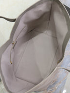 Y Tote Bag Gray Suede