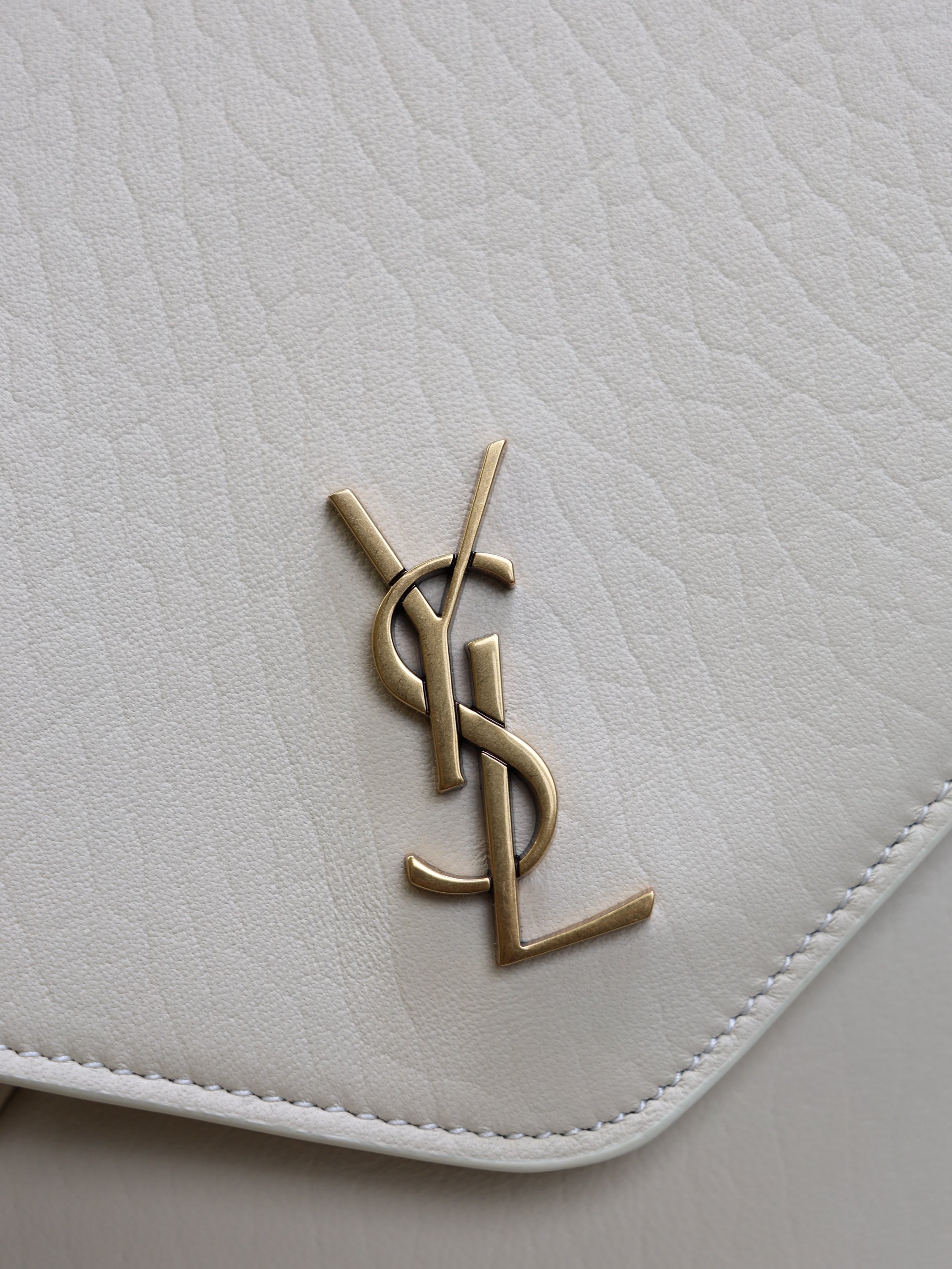 Cassandre XXL Bag 35cm White Lambskin Light GHW