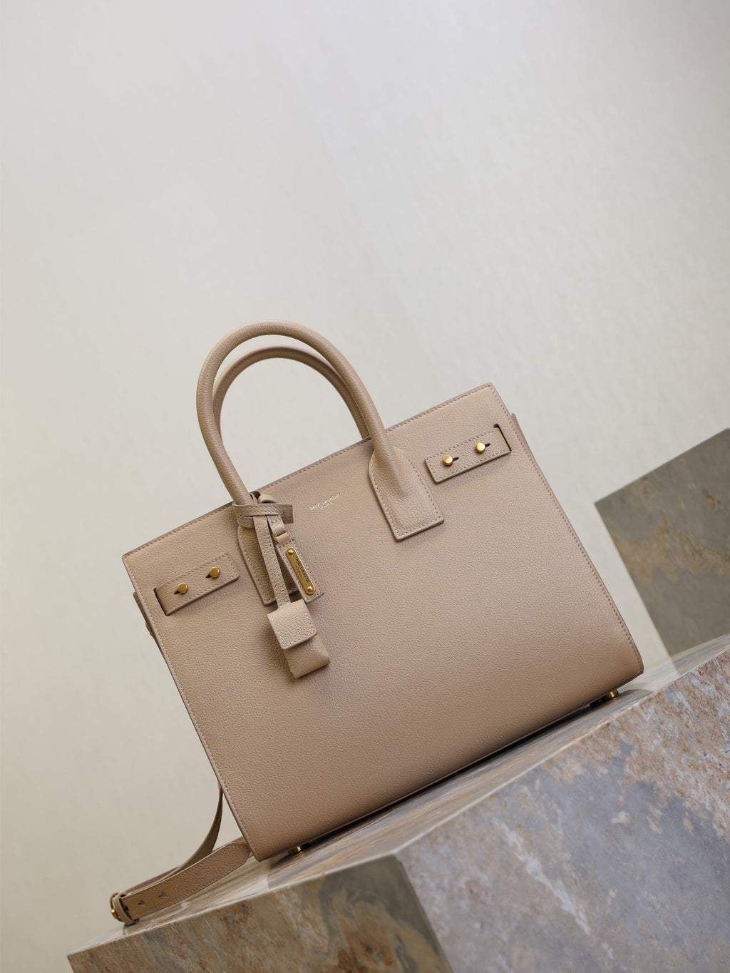 Sac De Jour Nano 32cm Beige Cowhide GHW