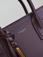 Sac De Jour Nano 32cm Dark Burgundy Grain Cowhide GHW
