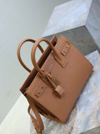 Sac De Jour Nano 32cm Brown Grain Cowhide GHW