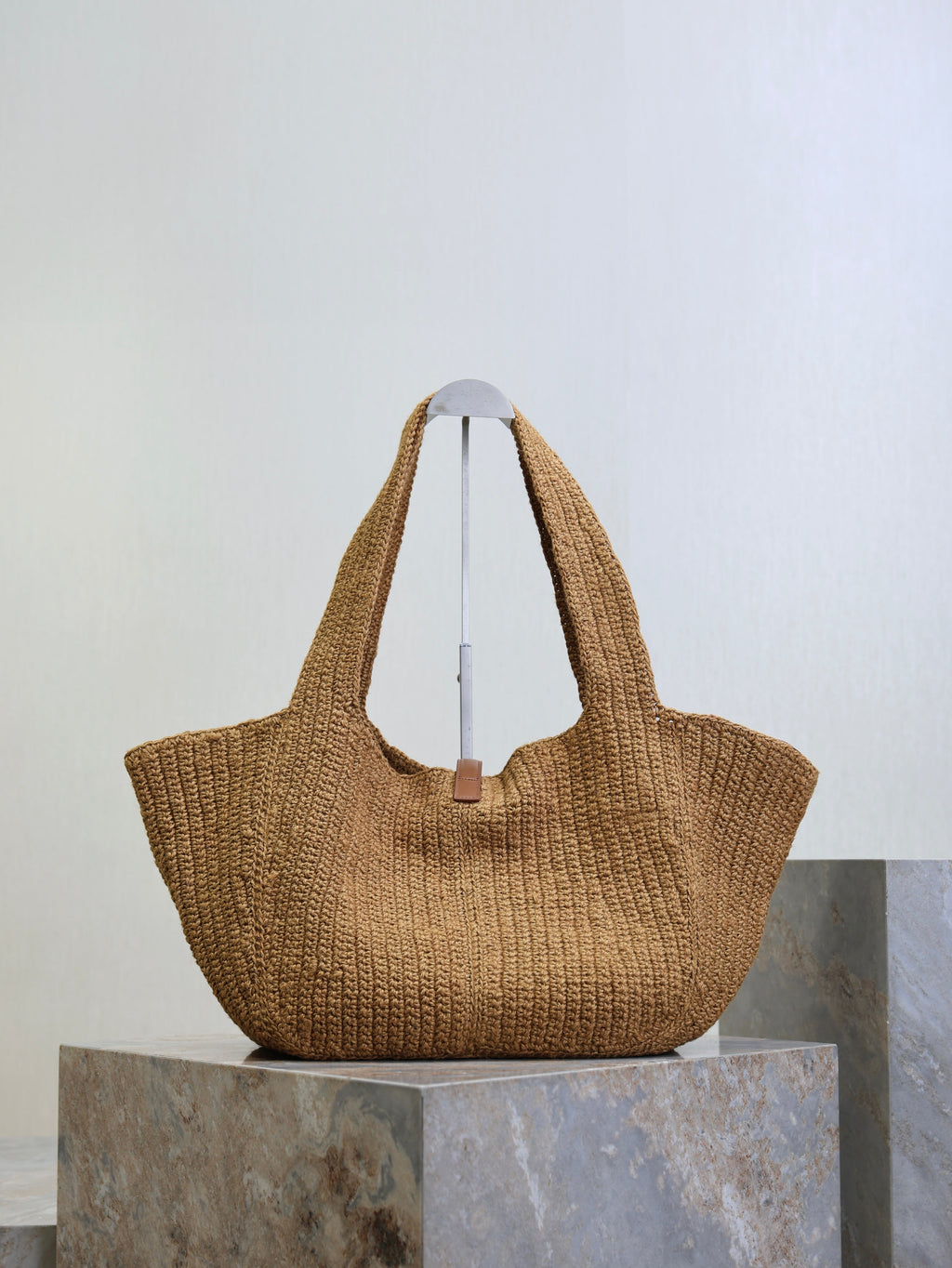 Le 5 À 7 Bea 50cm Brown Rope Woven Leather