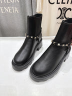 VT ankle boots black calfskin 174449
