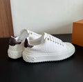 LV Time Out Sneakers White Mix Brown Monogram Calfskin