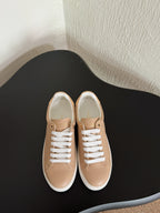 LV Sneakers Time Out Light Brown Monogram Calfskin