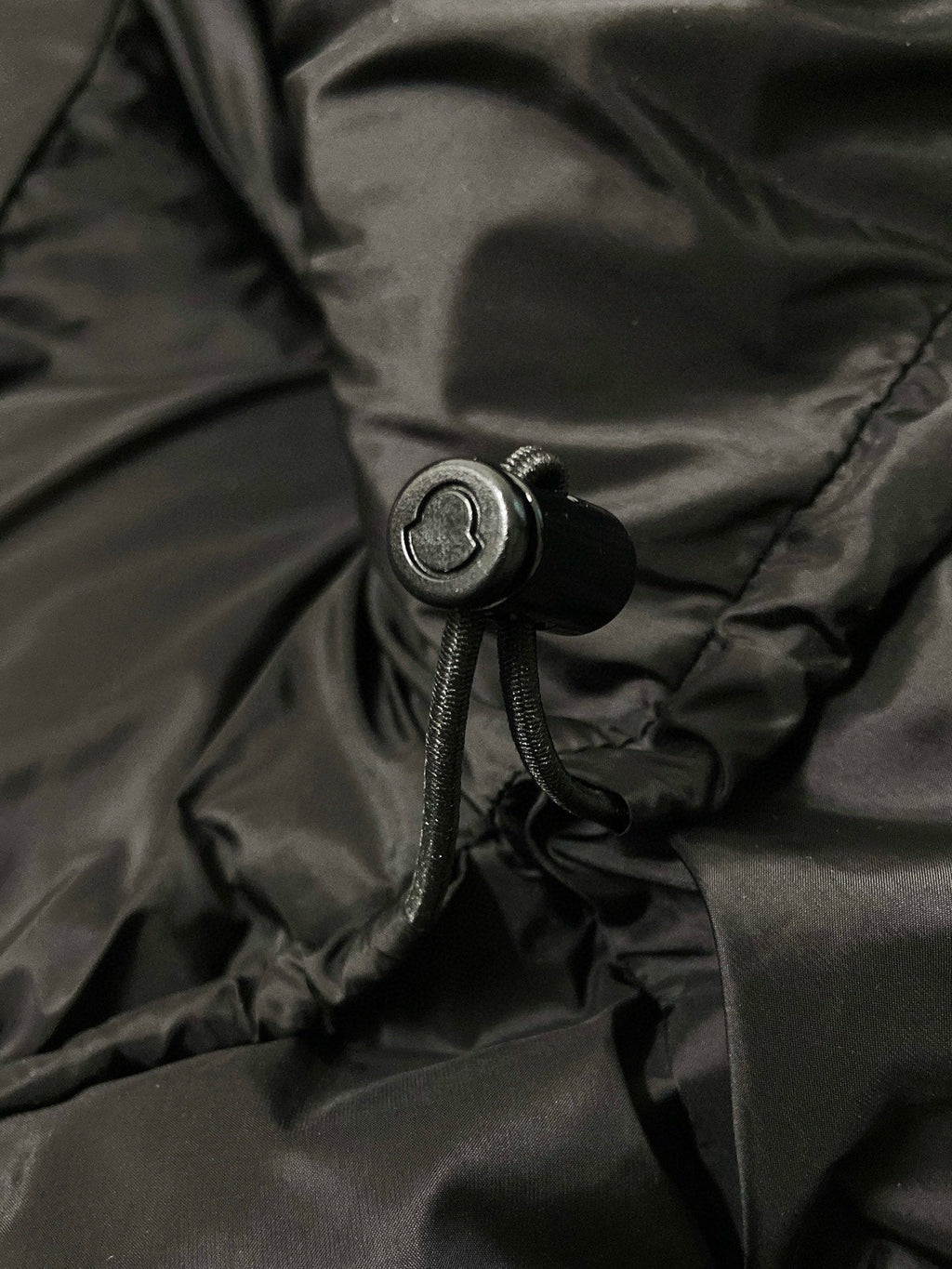 Moncler 2025 Barre Black Swan Goose Jacket Black Down Nylon