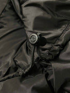 Moncler 2025 Barre Black Swan Goose Jacket Black Down Nylon