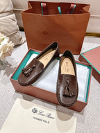 LP Dot sole walk mocassinown Syrup Brown Leather 215009
