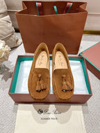 LP Dot sole walk mocassin Cocoa Suede 214999